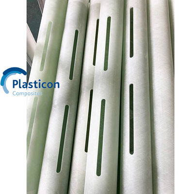 ท่อออกน้ําทะเลสีขาวไฟเบอร์กล๊าส DN25 ท่อไฟเบอร์กล๊าส