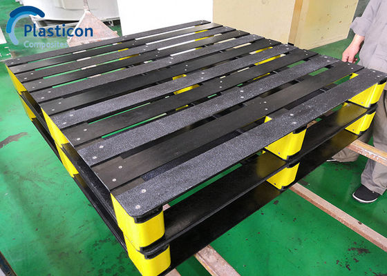 พาเล็ตบรรจุ FRP Grating ความหนา 19mm พลาตฟอร์ม Fiberglass Grating