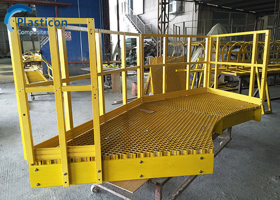 พาเลติซส์ ไฟเบอร์กลาส Walkway Grating Hot Dip Galvanized