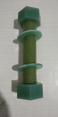 ความทนทานต่อการเฒ่า FRP หัว Hex Bolts สายเมตร