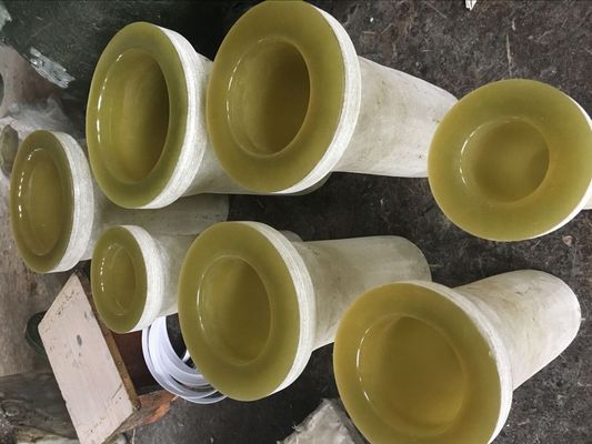 PN6-PN16 GRP พลาสติกท่อ Flange กับ Stub Flange และการบด