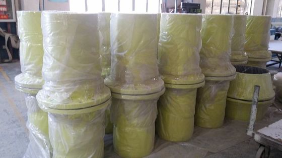 สีเหลือง กันอากาศ FRP ห้องครอบ GRP Manhole ปรับแต่ง