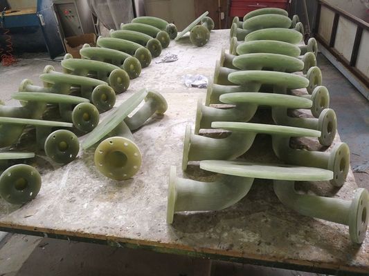 โพลีเอสเตอร์ รีสิน GRP พลาสติก Flanges DN25 กับการเชื่อมต่อ bolting