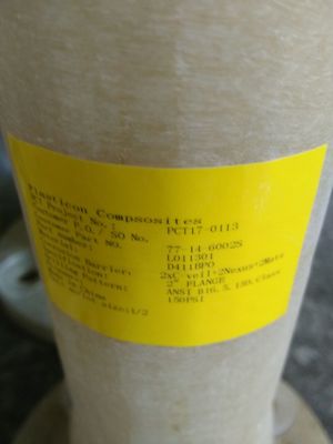 ความดัน PN16 GRP Flange สายแก้ว เสริมพลาสติก Frp Stub Flange