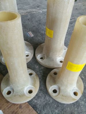 ความดัน PN16 GRP Flange สายแก้ว เสริมพลาสติก Frp Stub Flange