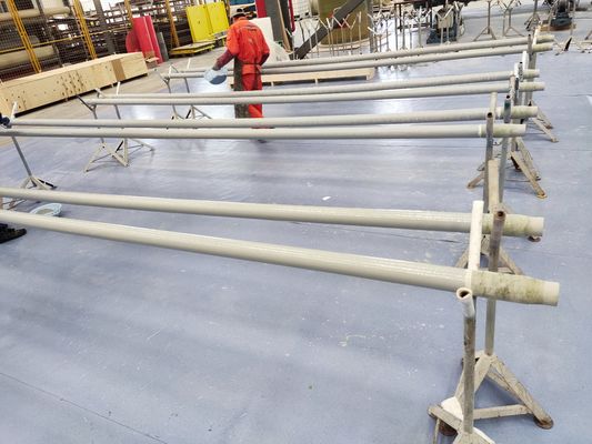 สีเทา DIN FRP สายไฟเบอร์กล๊าสกับความหนา 2 มม CLB สําหรับอาคาร